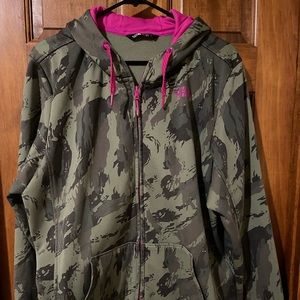 North Face camo jacket